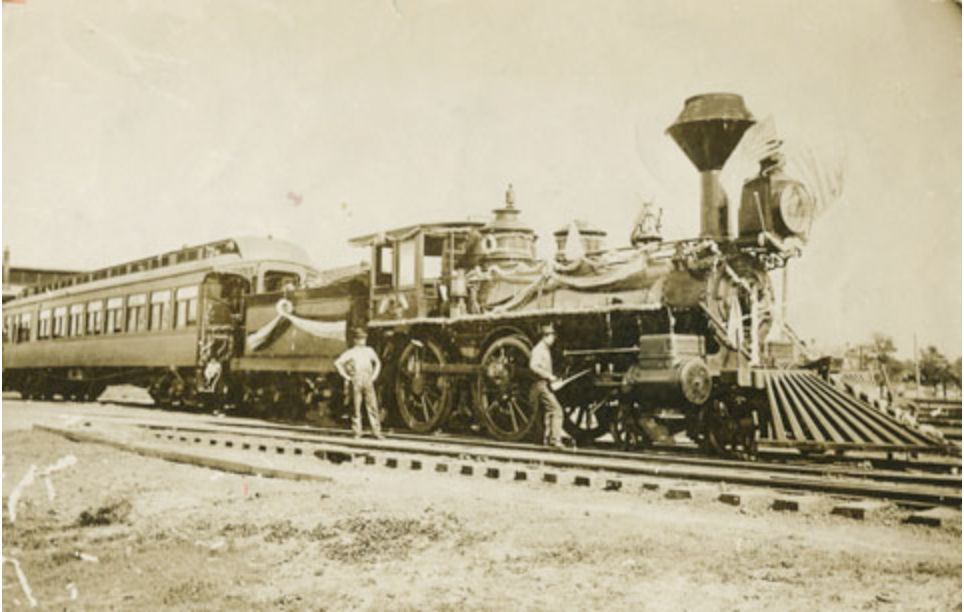 Railroads developed in the late 19th Century